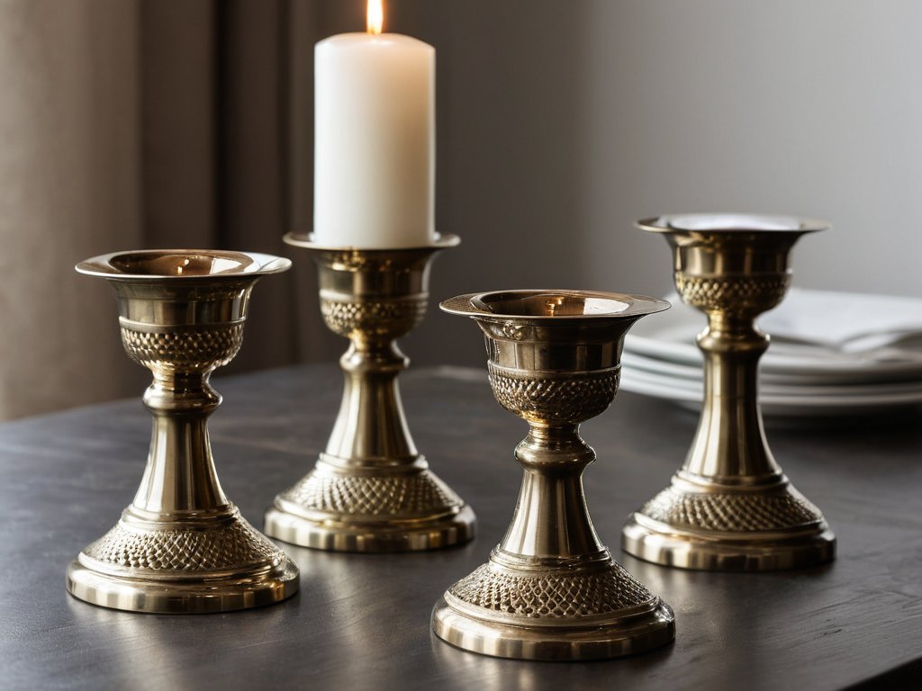 Kerzenständer-Set Messing