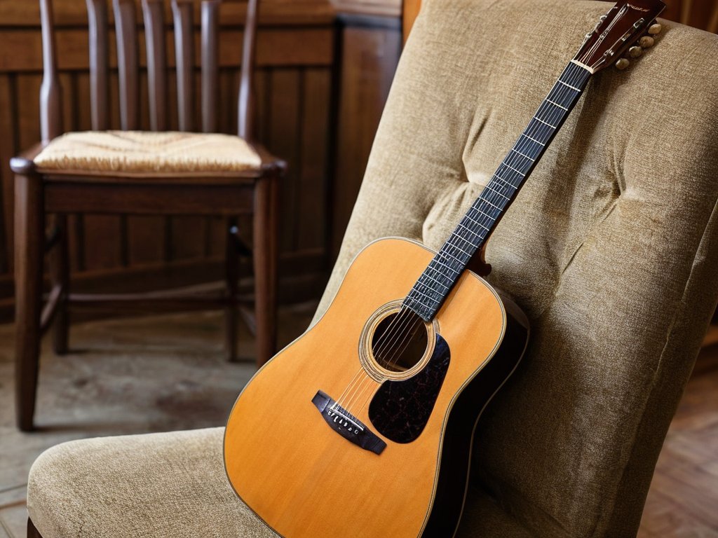 Akustikgitarre mit Tasche