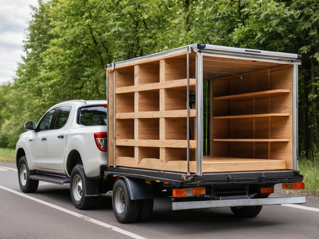Transport mit Anhänger