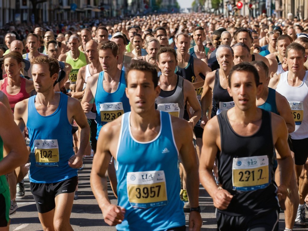 Marathon-Startplatz