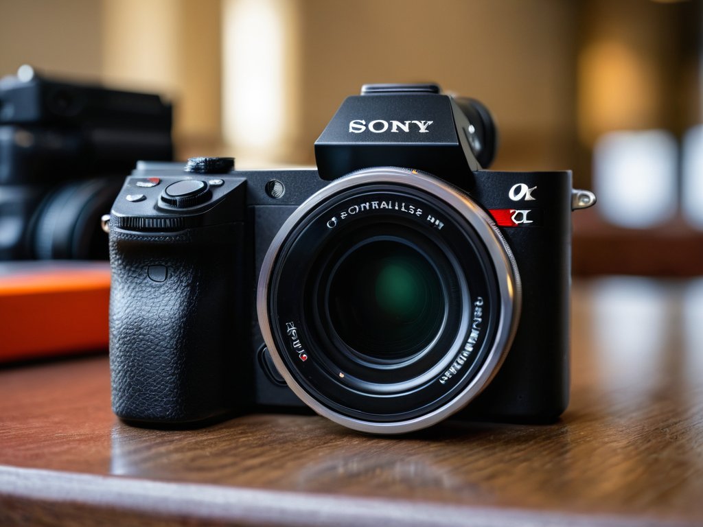 Sony Alpha 6400 mit Objektiv